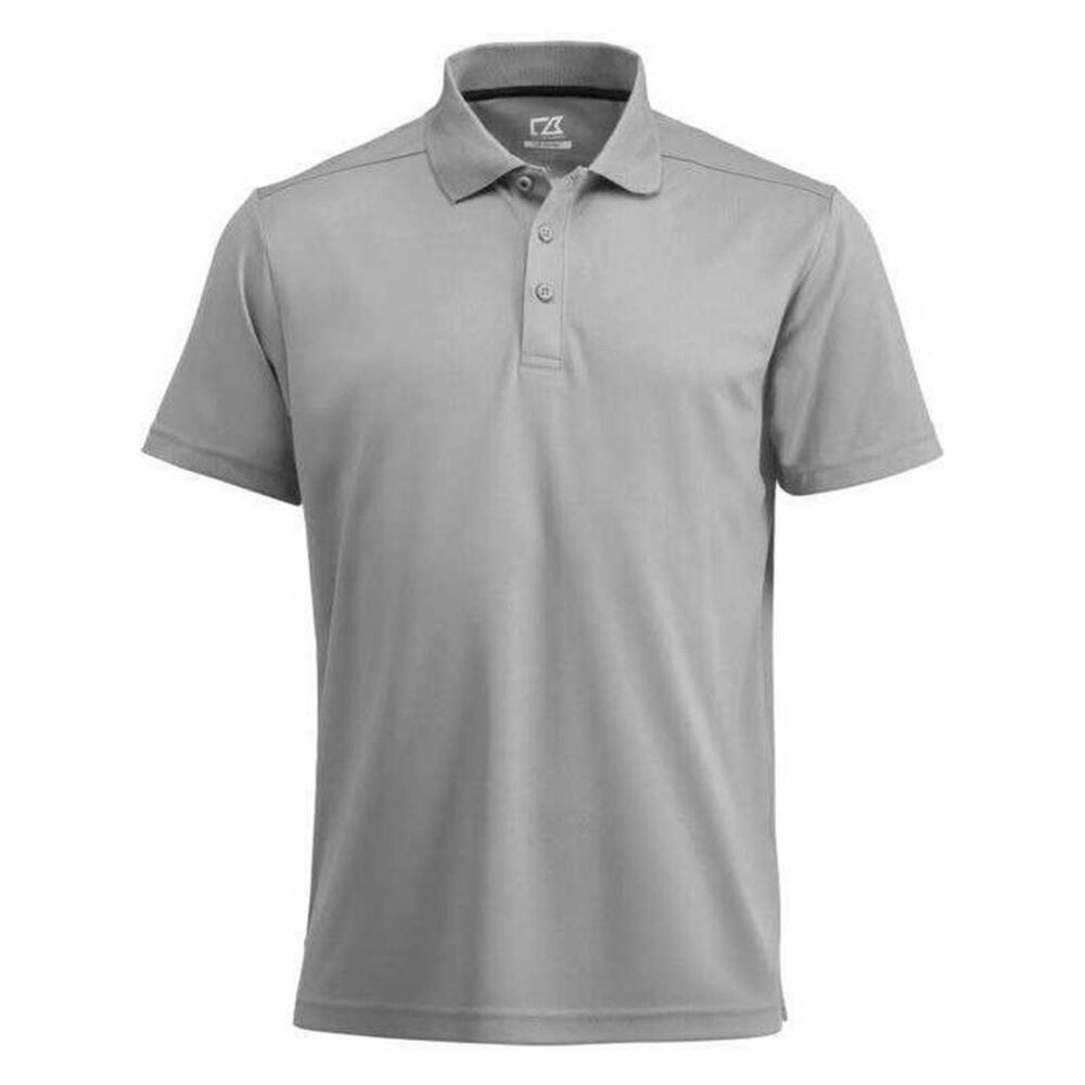 Cutter & Buck Mens Polo Shirt / Light Grey
